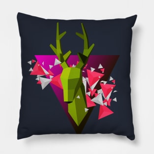 Acid Plastic deer Pillow