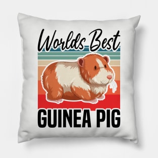 Worlds Best Guinea Pig, Rodents Lover and owner Pillow