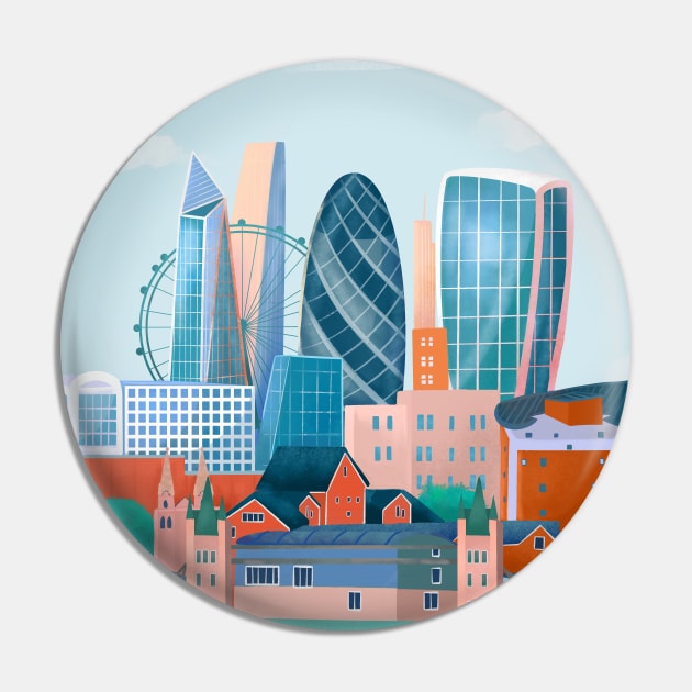 London city Pin by Petras