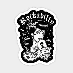 Rockabilly Never Dies Magnet