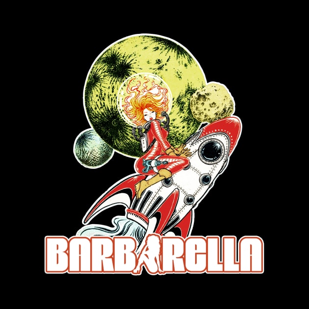 Barbarella (Black Print) by Nerdology