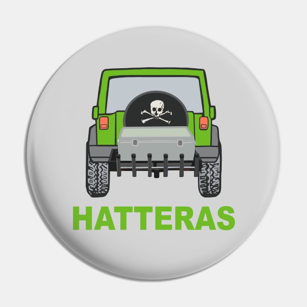 HATTERAS with Cooler Pin by Trent Tides