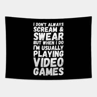 Funny Gamers Gift for Gaming Geek Tapestry