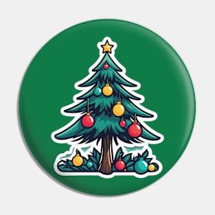 Christmas Tree Drawing Pin