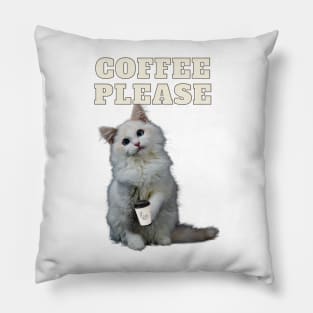 Coffee Give Me Power Pillow