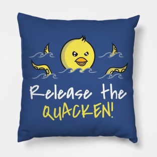 Release the Quacken Pillow