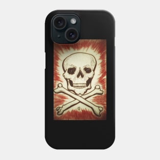 Skull and cross bones Phone Case