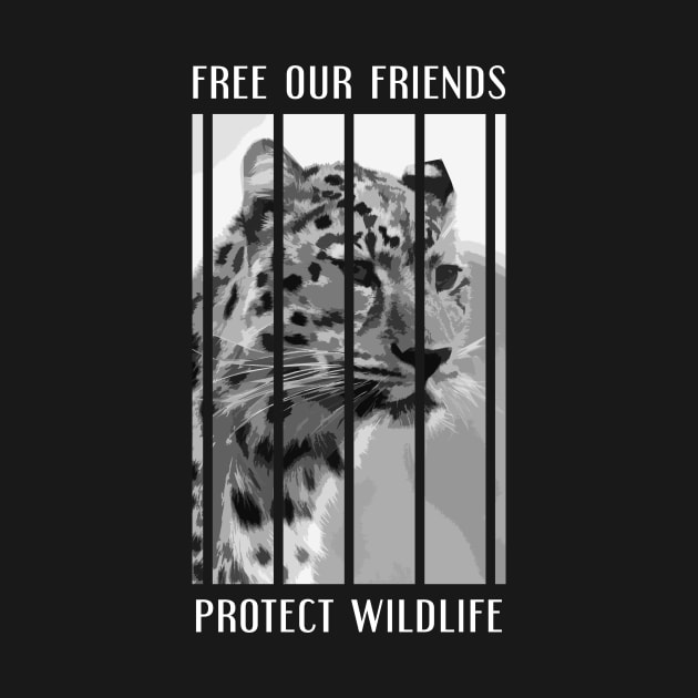 free our friends - leopards by Protect friends