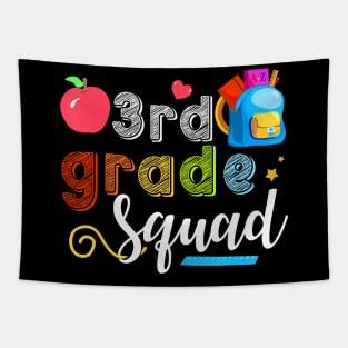 3Rd Grade Squad Third Teacher Student Team Back To School Tapestry