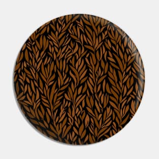 Seamless pattern with brown leaves Pin