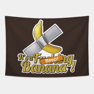 Banana with tape not art 02 Tapestry