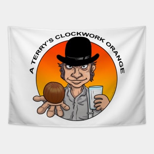 A Terry's Clockwork Orange Tapestry