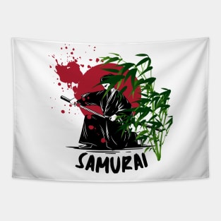 Japanese samurai T-Shirt Tapestry