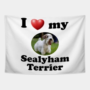 I Love My Sealyham Terrier Tapestry
