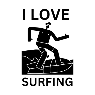 I Love Surfing T-Shirt