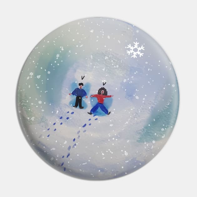 Snow Angels Illustration Pin by Le petit fennec