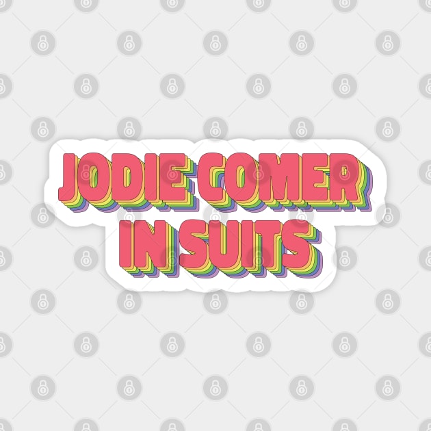 Jodie Comer Villanelle Magnet by ColoredRatioDesign