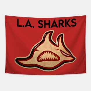 Los Angeles Sharks Hockey Tapestry