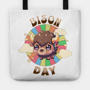 Kawaii Bison Day Tote