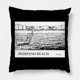 Pompano Beach Florida Pillow