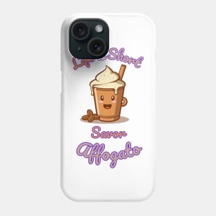 "Divine Delight: Affogato Awakening"- Coffee Food Icecream Phone Case
