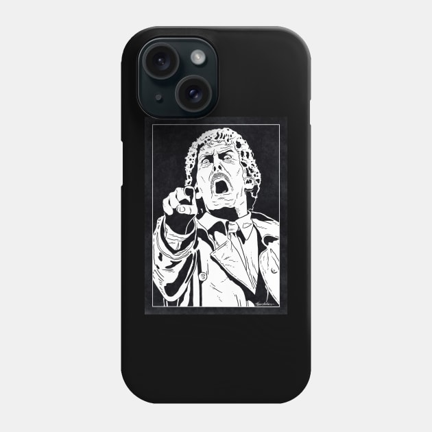 BODY SNATCHERS (Black and White) Phone Case by Famous Weirdos