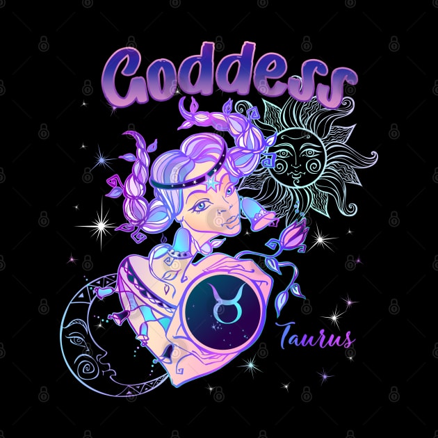Zodiac Taurus Goddess Queen Horoscope by The Little Store Of Magic