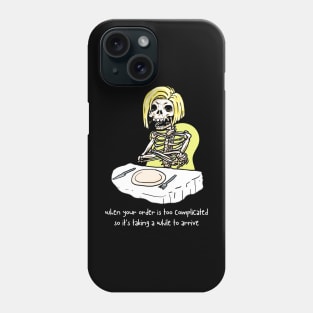 complicated order skeleton Phone Case