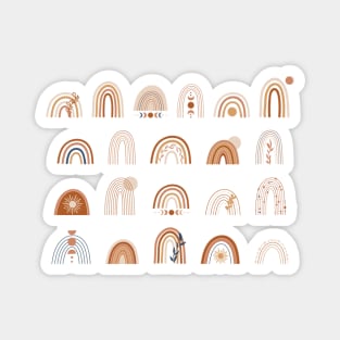 Boho Rainbow sticker pack Magnet