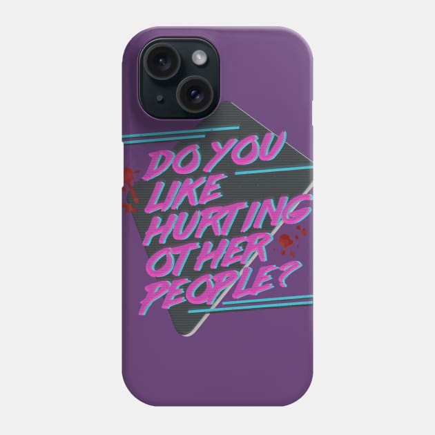 Hotline Miami - Do You Like Hurting Other People? Phone Case by PossiblySatan