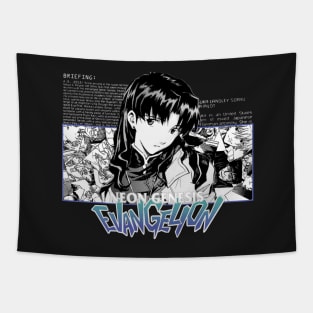 Neon Genesis Evangelion ''MISATO'' V2 Tapestry