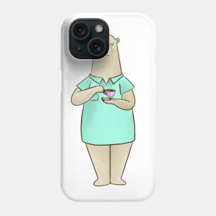 polar tea time Phone Case