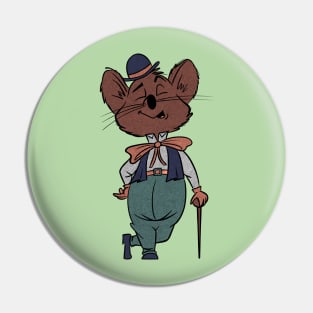 1940's Style Cartoon Mouse Pin