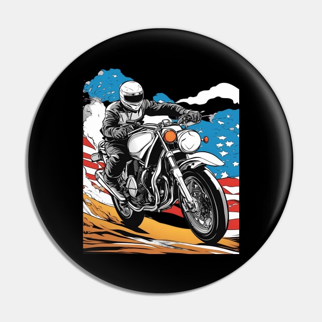 Motorcycle Rider Pin by animegirlnft