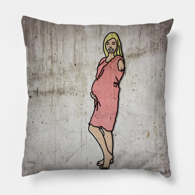 Pregnant Pillow by Blaze Designs