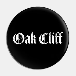 Oak Cliff Texas White Pin