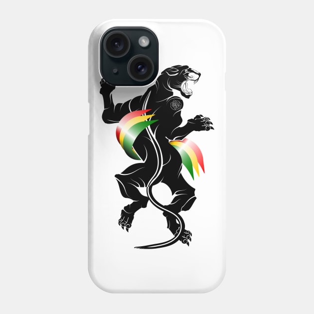 Black Panther Reggae Phone Case by mailboxdisco