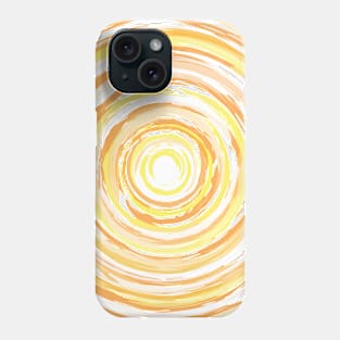 Sun pattern - yellow Phone Case