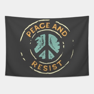 Peace and Resist - 2018 Midterm Elections Tapestry