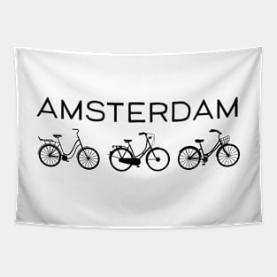 Bicycles Amsterdam Tapestry