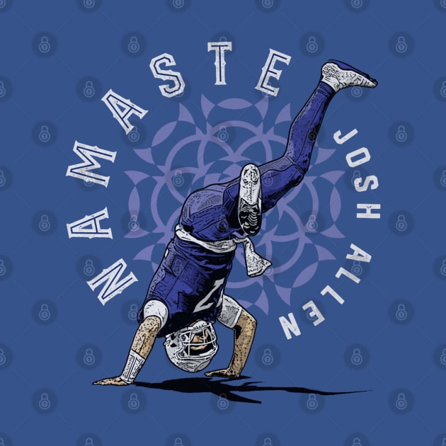 Josh Allen Buffalo Namaste by Chunta_Design