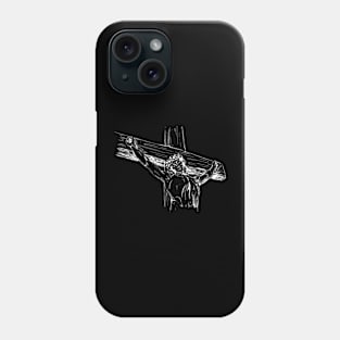 Sacred Sacrifice - Jesus on the Cross Phone Case