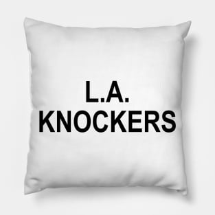 L.A. Knockers Black Pillow