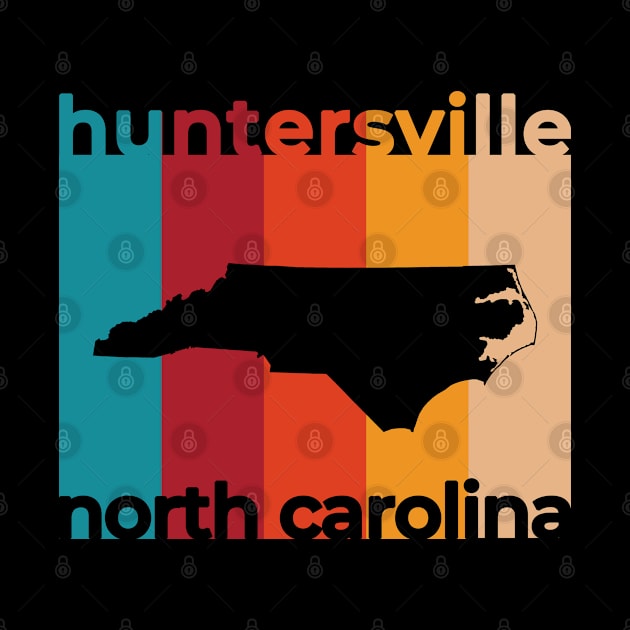 Huntersville North Carolina Retro by easytees