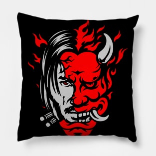 Hannya Reeves Pillow