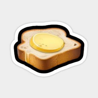 Butter Kawaii Coffee Yummy Since Vintage Toast Bread Sandwich Magnet