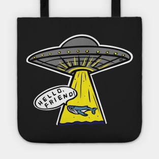 Hello Intergalactic Friend Tote