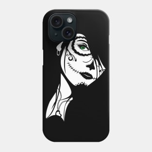 Sugar Skull Girl Art Phone Case