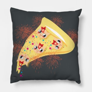 hot pizza slice Pillow