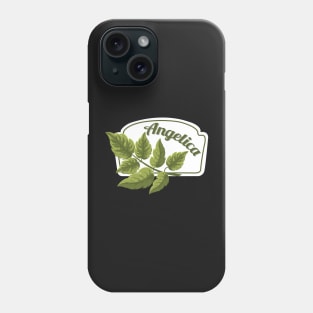 Angelica Spice Label - Angelica Herb Label Phone Case
